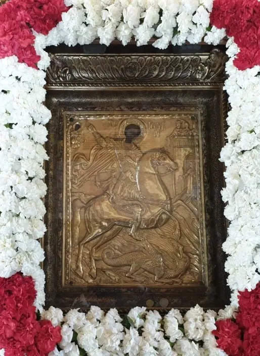 Ano Doliana – transfer of the icon of Saint George