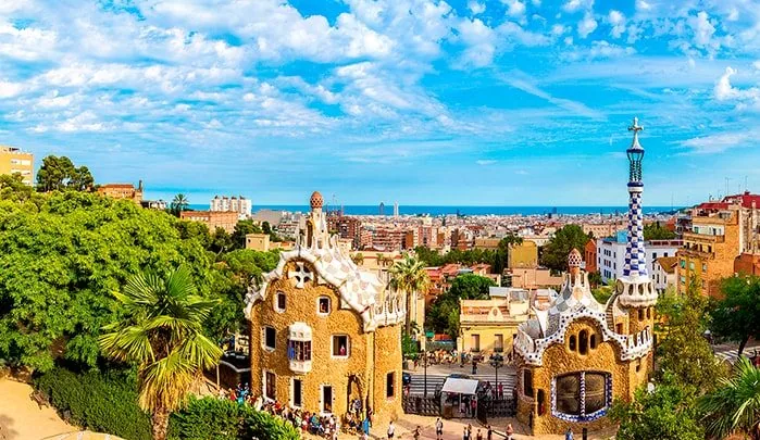 Festive Barcelona